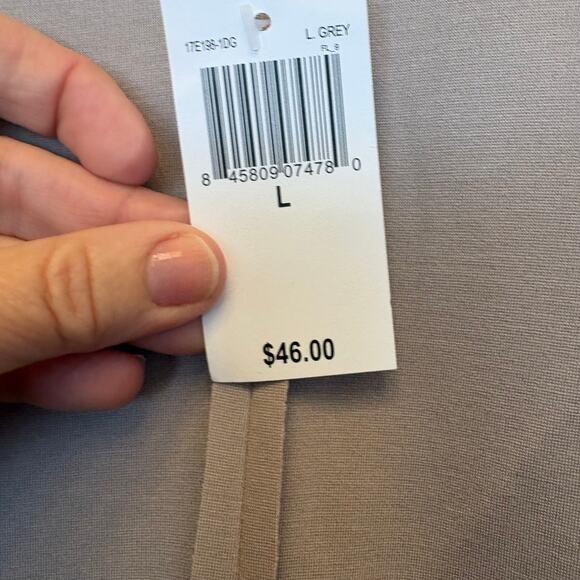 NWT HYFVE Size L taupe Business Casual Open Cardigan Blazer - Picture 4 of 6